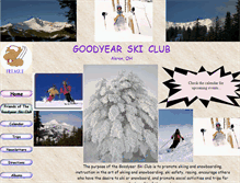 Tablet Screenshot of goodyearskiclub.org